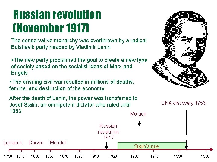 Russian revolution (November 1917) The conservative monarchy was overthrown by a radical Bolshevik party Russian revolution (November 1917) The conservative monarchy was overthrown by a radical Bolshevik party