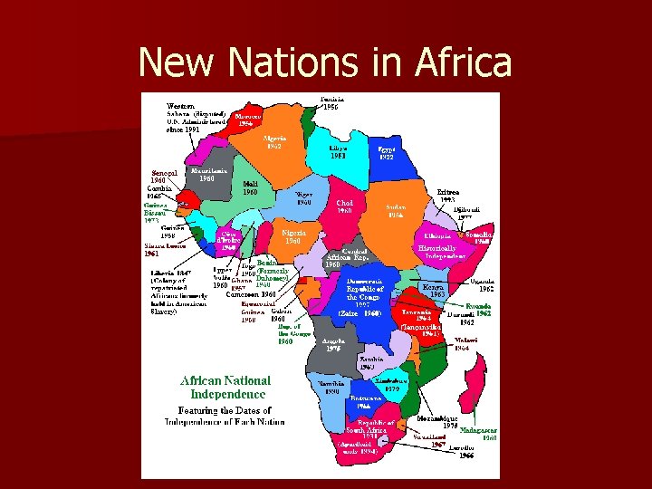 New Nations in Africa 