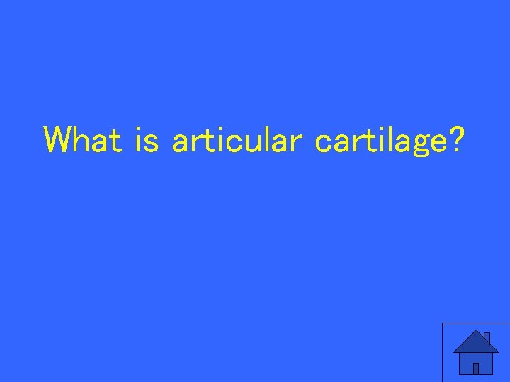 What is articular cartilage? 65 