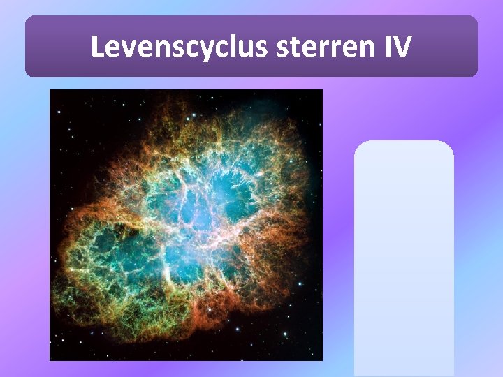 Levenscyclus sterren IV 