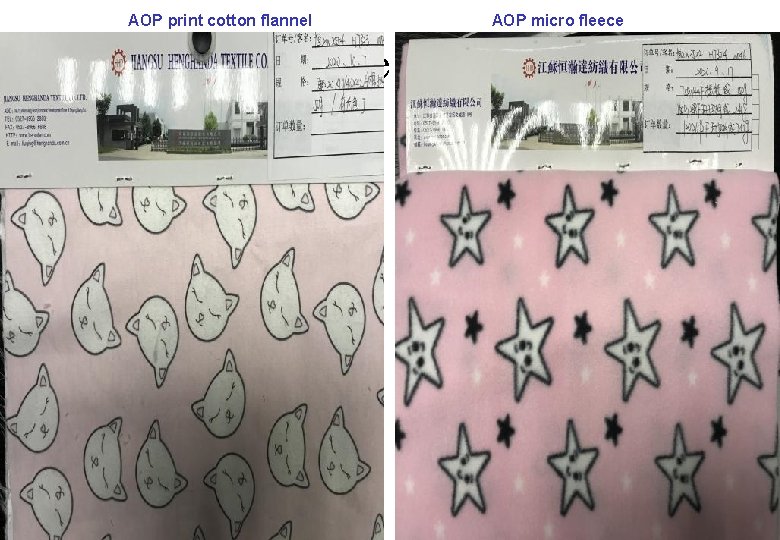 AOP print cotton flannel AOP micro fleece Fleece fabric 