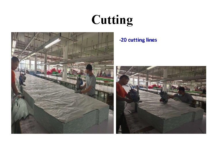 Cutting -20 cutting lines 