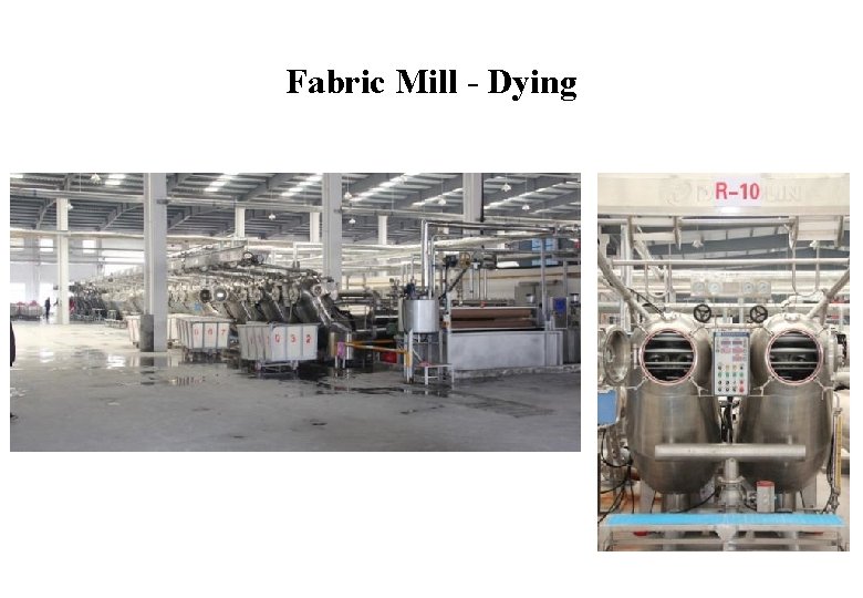 Fabric Mill - Dying 