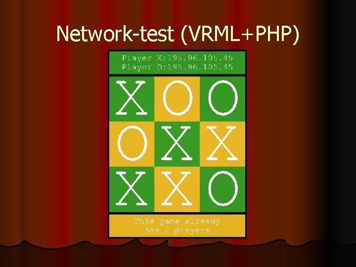 Network-test (VRML+PHP) 