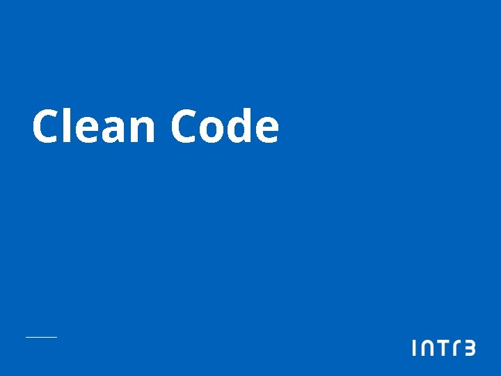 Clean Code 