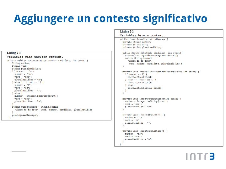 Aggiungere un contesto significativo 