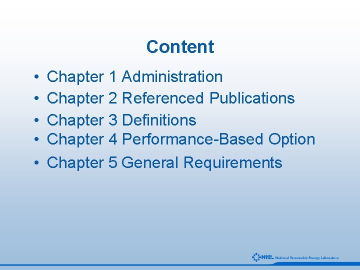 Content • • • Chapter 1 Administration Chapter 2 Referenced Publications Chapter 3 Definitions