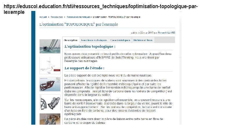 https: //eduscol. education. fr/sti/ressources_techniques/loptimisation-topologique-parlexemple 