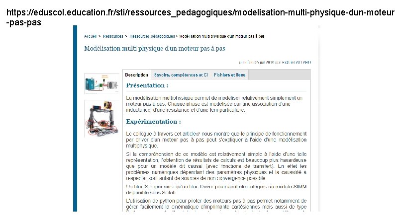 https: //eduscol. education. fr/sti/ressources_pedagogiques/modelisation-multi-physique-dun-moteur -pas 