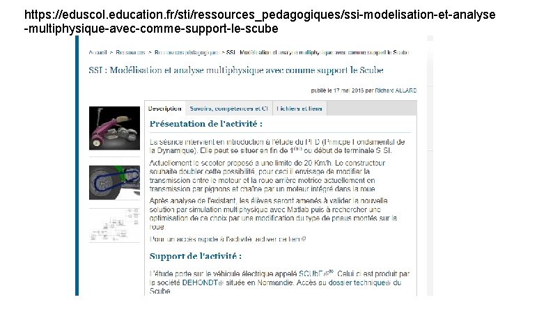 https: //eduscol. education. fr/sti/ressources_pedagogiques/ssi-modelisation-et-analyse -multiphysique-avec-comme-support-le-scube 