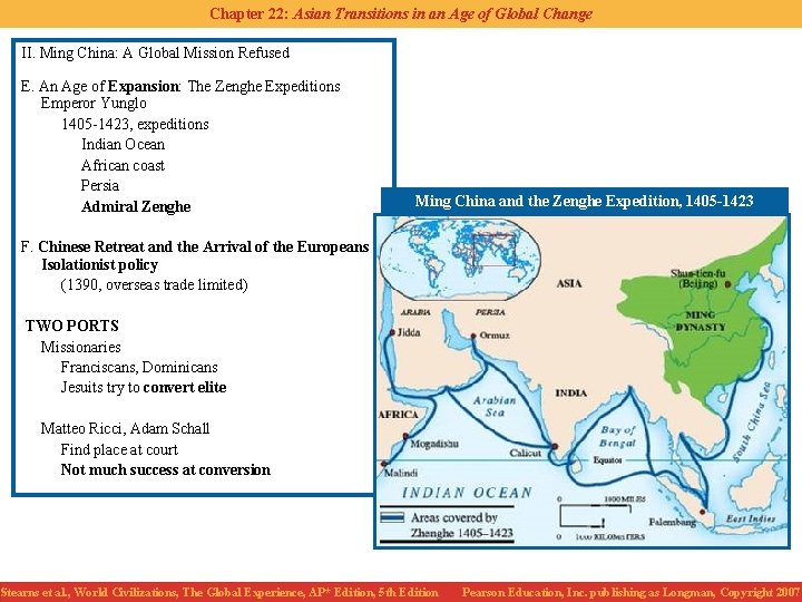 Chapter 22: Asian Transitions in an Age of Global Change II. Ming China: A