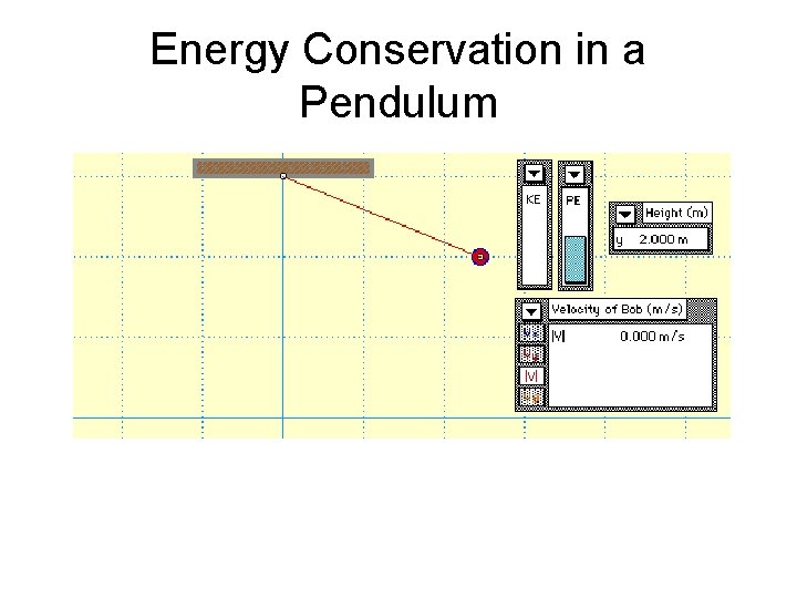 Energy Conservation in a Pendulum 