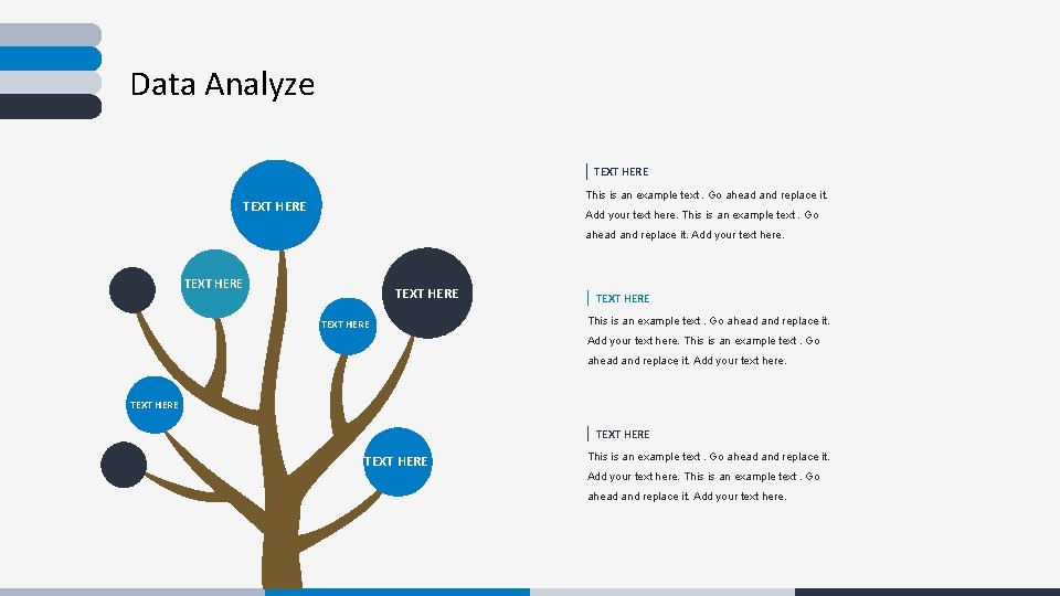 Data Analyze TEXT HERE This is an example text. Go ahead and replace it.