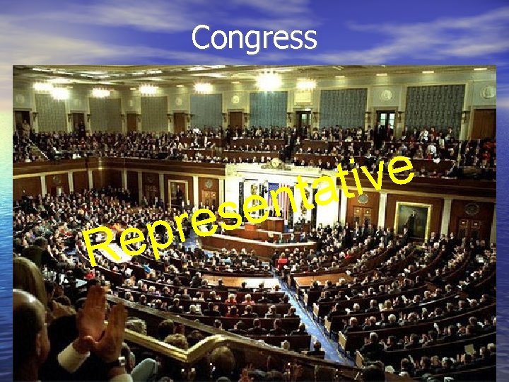 Congress Re e s e r p e v i t a t n