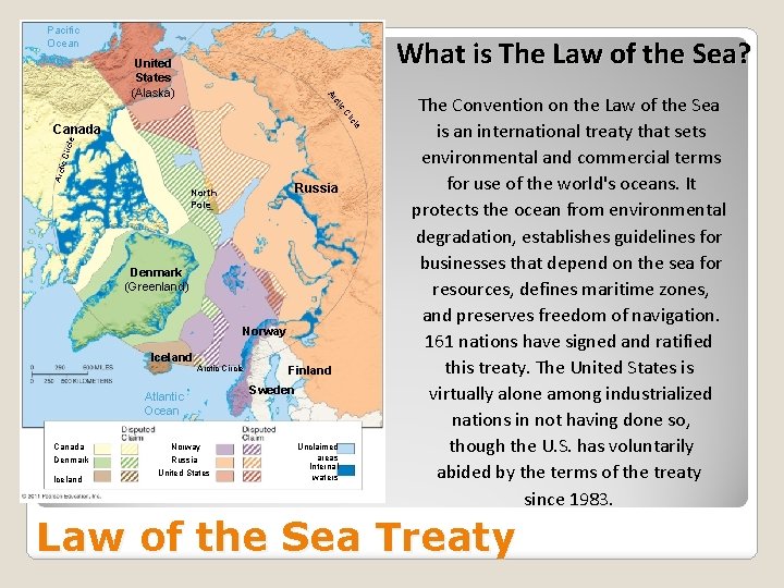 Pacific Ocean What is The Law of the Sea? irc c. C cti Ar