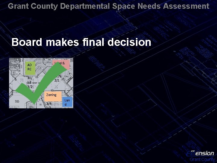 Grant County Departmental Space Needs Assessment Board makes final decision AD RC Land &