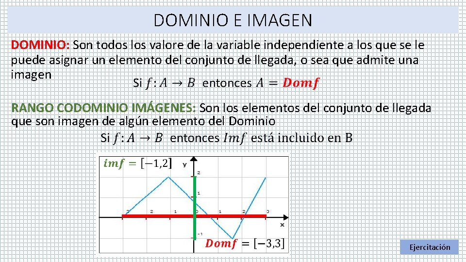ANLISIS DE GRFICOS DE FUNCIONES DOMINIO E IMAGEN