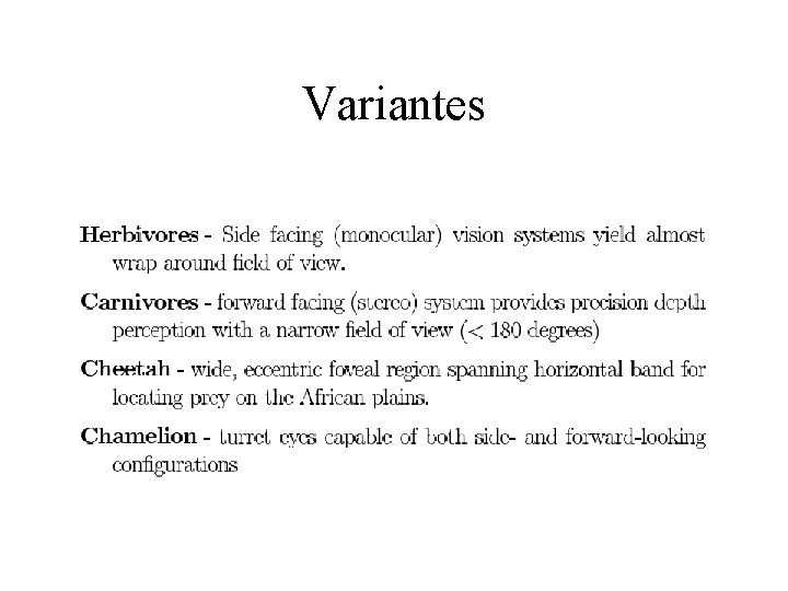 Variantes 