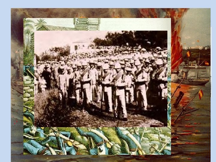 Spanish-American War • 1898 – U. S. enters war to help Cuba gain independence