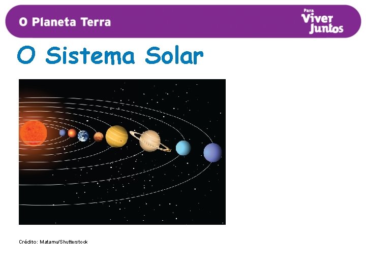 O Sistema Solar Crédito: Matamu/Shutterstock 