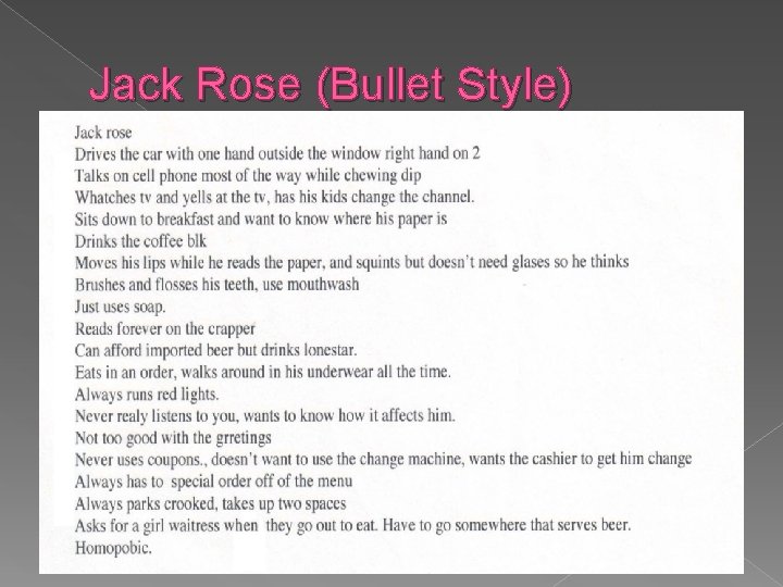 Jack Rose (Bullet Style) 