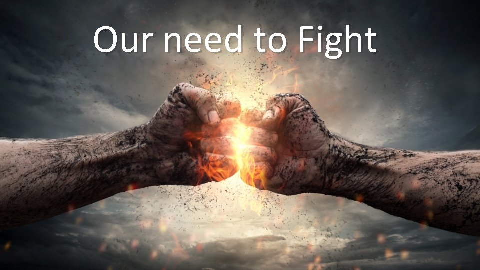 Our need to Fight 