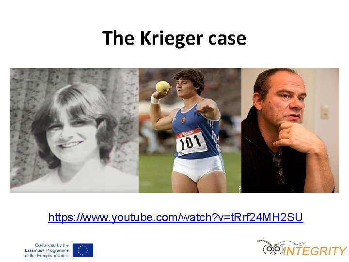 The Krieger case https: //www. youtube. com/watch? v=t. Rrf 24 MH 2 SU 