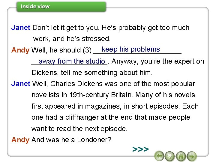 Janet Don’t let it get to you. He’s probably got too much work, and