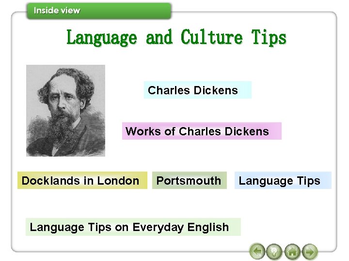 Charles Dickens Works of Charles Dickens Docklands in London Portsmouth Language Tips on Everyday