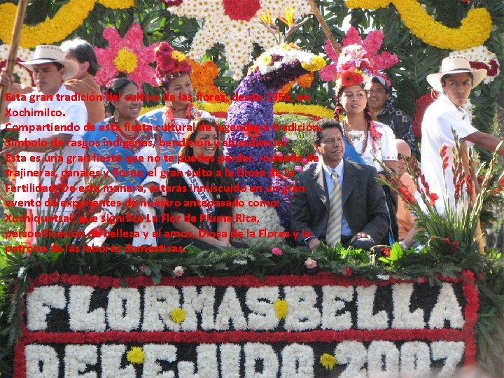 Esta gran tradición del cultivo de las flores, desde 1955, en Xochimilco. Compartiendo de Esta gran tradición del cultivo de las flores, desde 1955, en Xochimilco. Compartiendo de