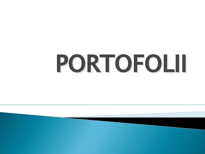 PORTOFOLII 