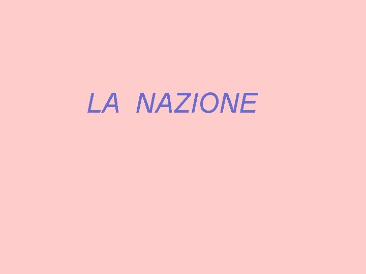 LA NAZIONE 