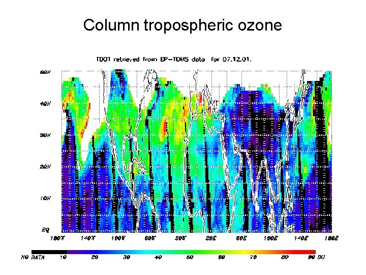 Column tropospheric ozone 