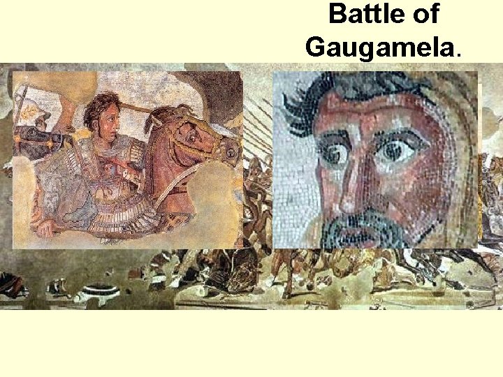Battle of Gaugamela. 