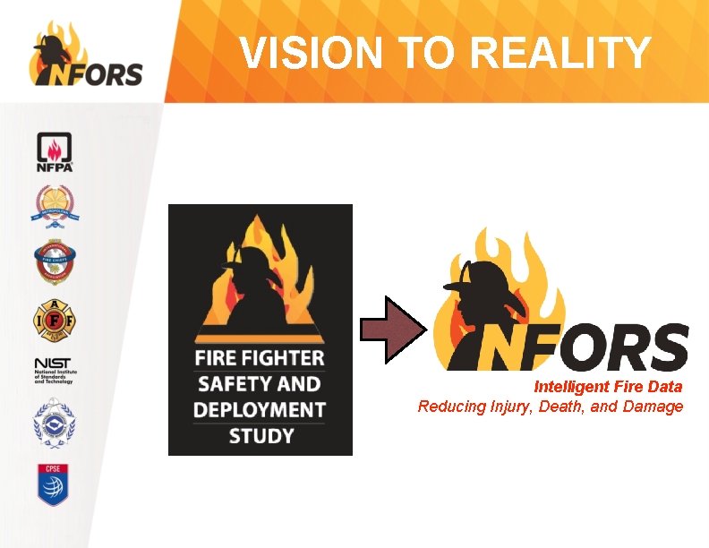 VISION TO REALITY Intelligent Fire Data Reducing Injury, Death, and Damage 