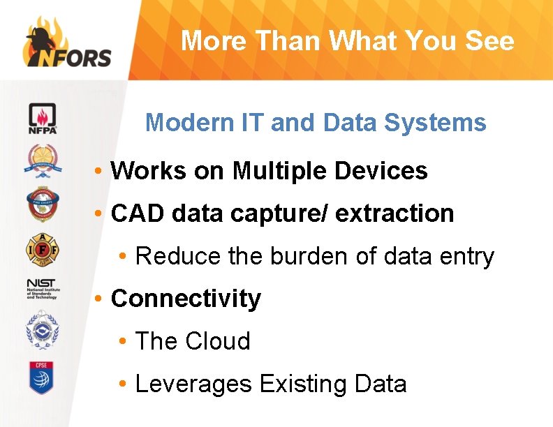 More Than What You See Modern IT and Data Systems • Works on Multiple