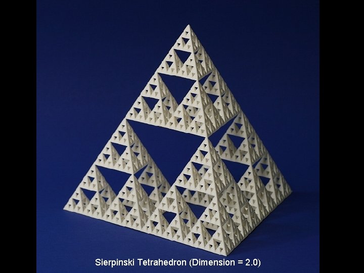 Sierpinski Tetrahedron (Dimension = 2. 0) 