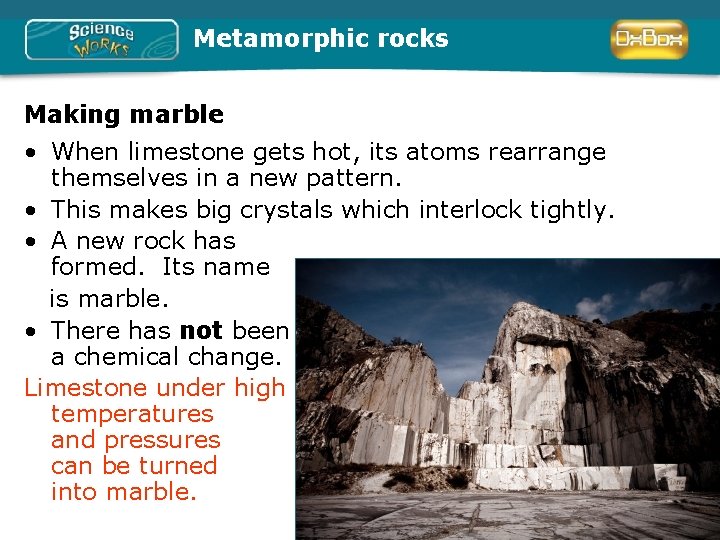 Metamorphic rock Wednesday December 15 2021 Learning objectives