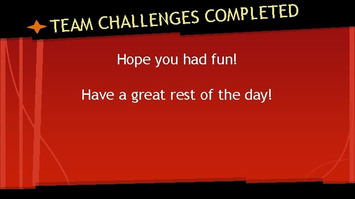 D E T E L P M O C S E G N E