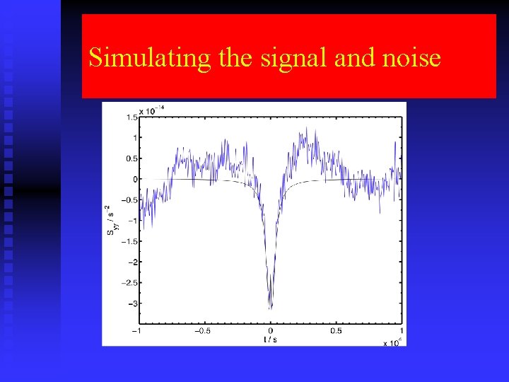 Simulating the signal and noise 