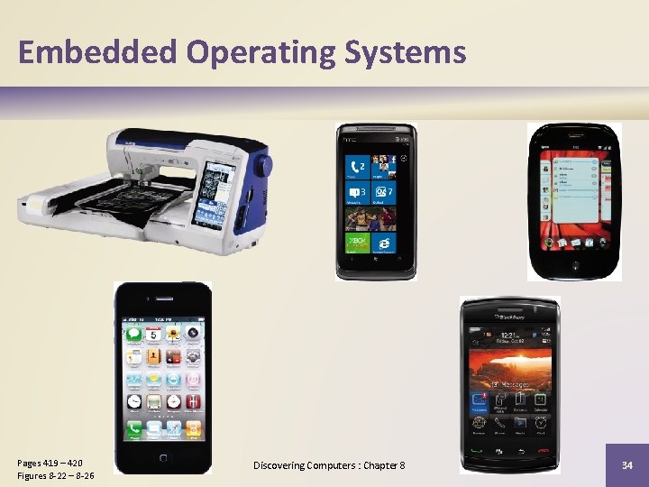 Embedded Operating Systems Pages 419 – 420 Figures 8 -22 – 8 -26 Discovering