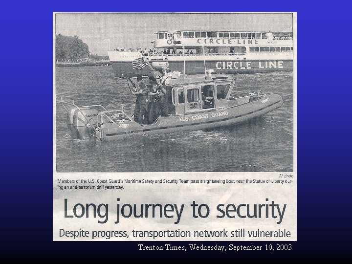 Trenton Times, Wednesday, September 10, 2003 