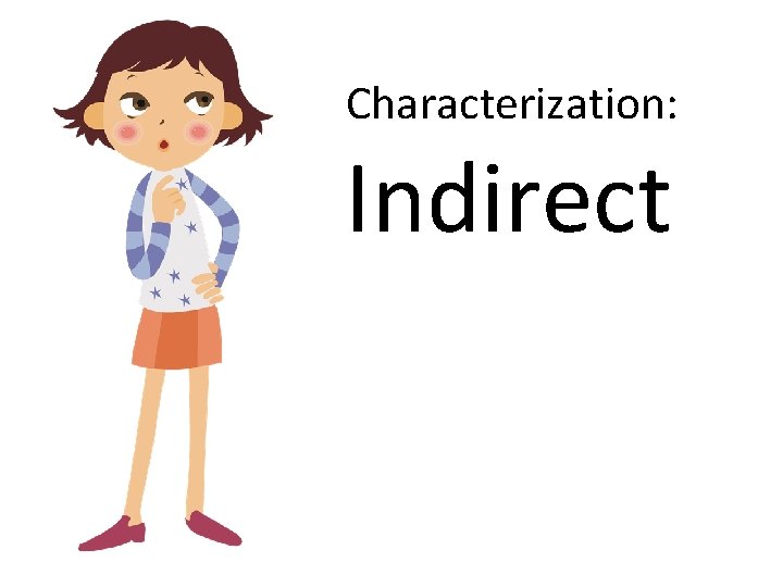 Characterization: Indirect 