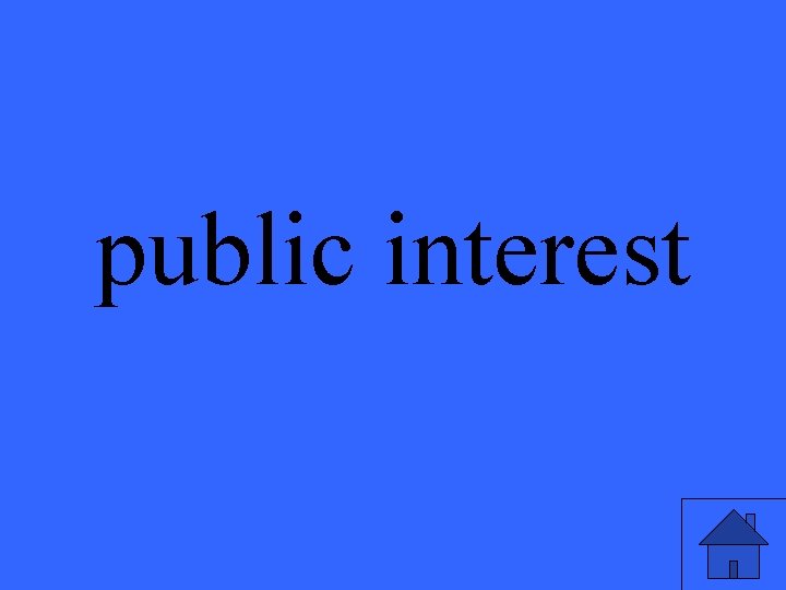 public interest 