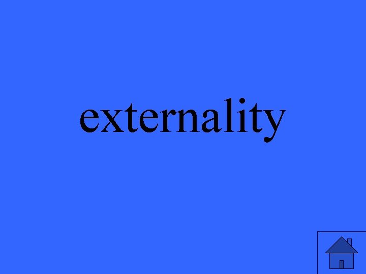 externality externality
