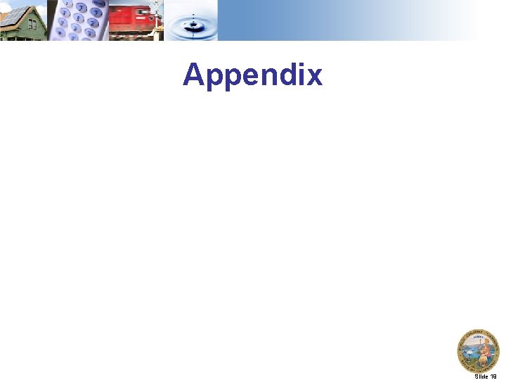 Appendix Slide 19 