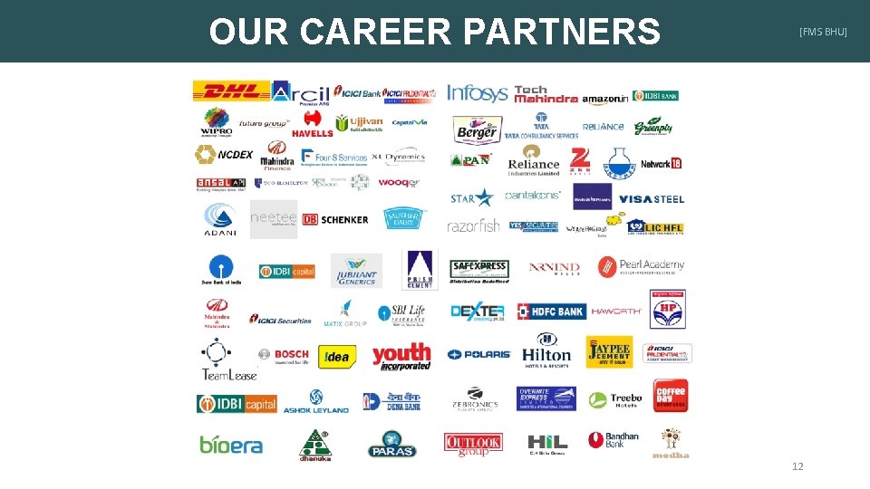 OUR CAREER PARTNERS [FMS BHU] 12 