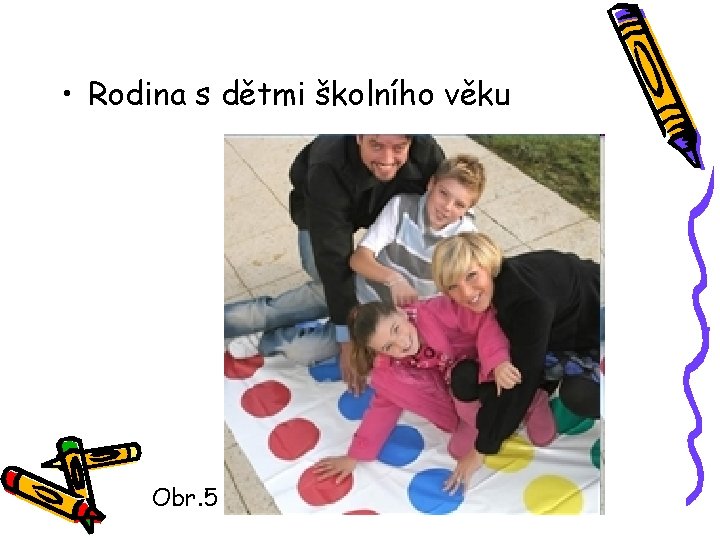  • Rodina s dětmi školního věku Obr. 5 