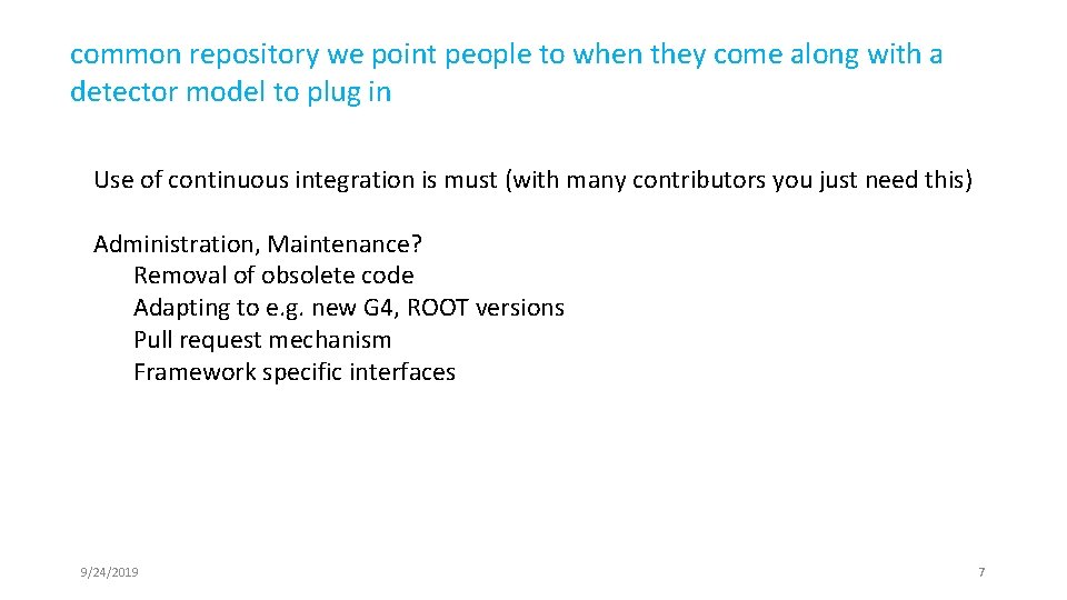 common repository we point people to when they come along with a detector model