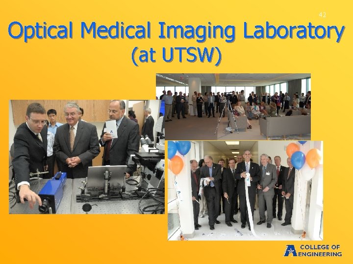 42 Optical Medical Imaging Laboratory (at UTSW) 